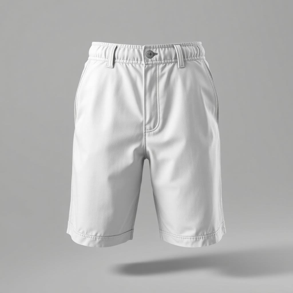 Blank relaxed shorts, front