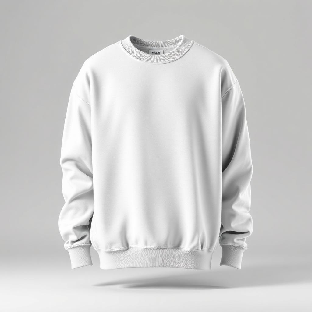 Blank crewneck sweatshirt, front