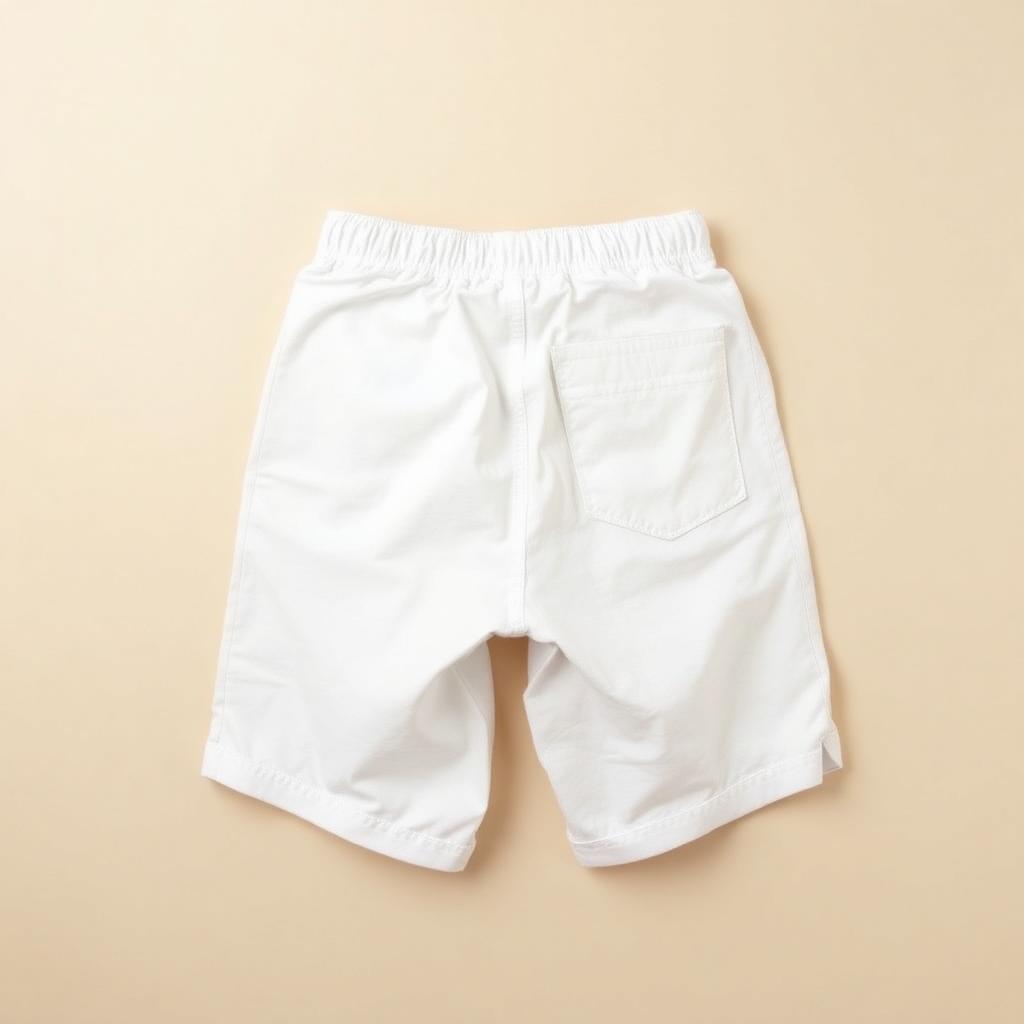 Blank relaxed shorts, back